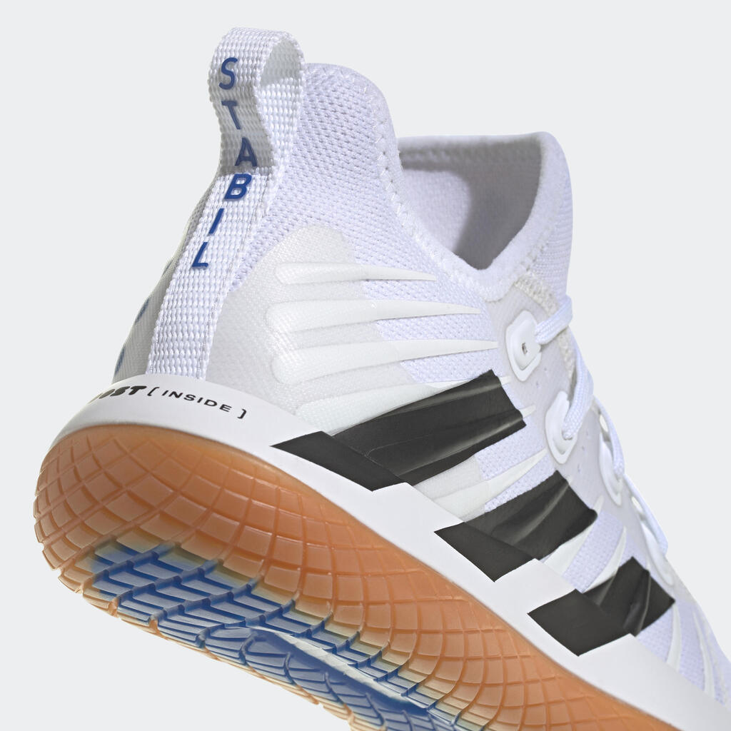 Damen/Herren Handball Hallenschuhe – ADIDAS Stabil Next Gen weiss/schwarz/blau